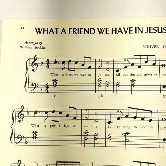 William Stickles Hymn Music Piano Book Sheet Tri-Cord USA Church Choir Christian - Picture 6 of 13